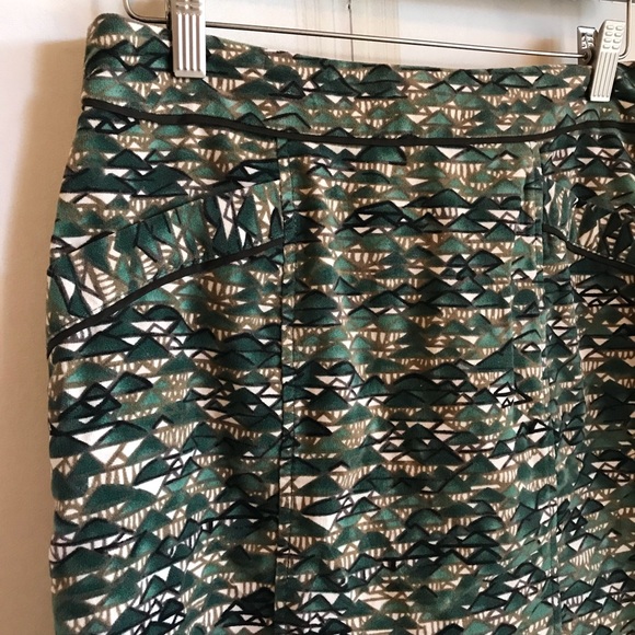 ANTHROPOLOGIE Rolling Slopes Velvety Skirt - Picture 4 of 8